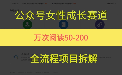 公众号女性赛道，最近爆火系列，条条作品阅读量10w 