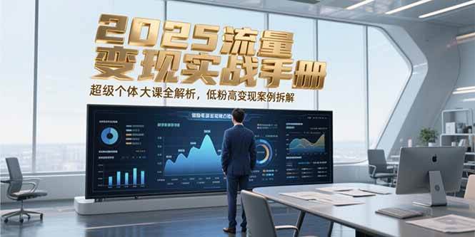 图片[1]-2025流量变现实战手册，超级个体大课全解析，低粉高变现案例拆解-晓月资源网