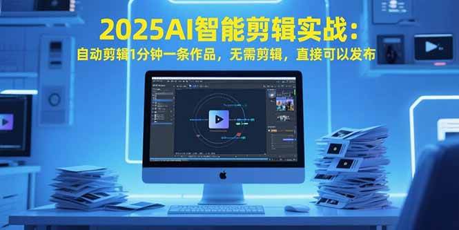 图片[1]-2025AI智能剪辑实战：自动剪辑1分钟一条作品，无需剪辑，直接可以发布-晓月资源网