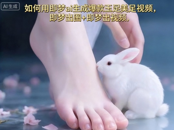 如何用即梦ai生成爆款玉足美足视频，即梦出图 即梦出视频，快速涨粉