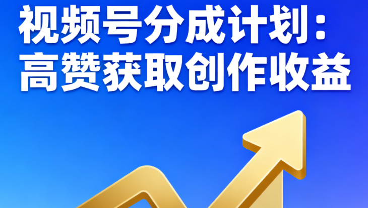 图片[1]-视频号分成计划，高点赞量 获取创作收益-晓月资源网