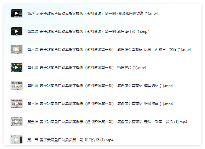 图片[2]-咸鱼虚拟资源项目，打造全自动赚钱机器实操版-晓月资源网