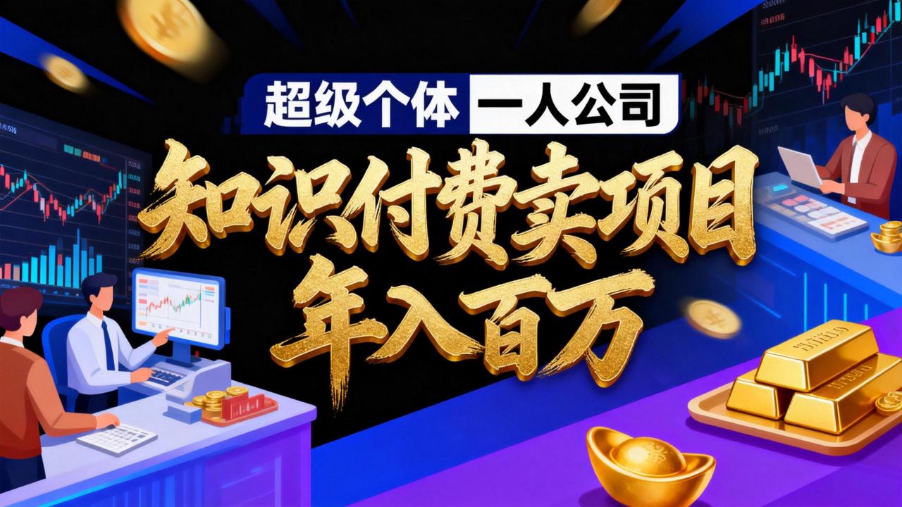 图片[1]-2026年“超级个体一人公司”私域卖项目年入百万，个人IP-精准引流-项目包装-转化成交-晓月资源网