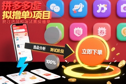 拼多多虚拟撸单项目，跳过选品和测试直接撸单-晓月资源网